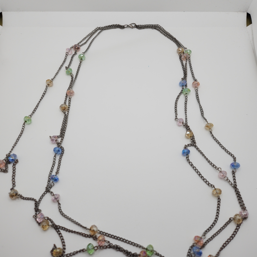 Multicolor Beaded Necklace - image 5
